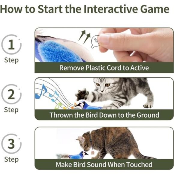 Catnip Cat Toys Boredom Relieve Teeth and Kicking Feather Cat Toys Interactive - Picture 6 of 8